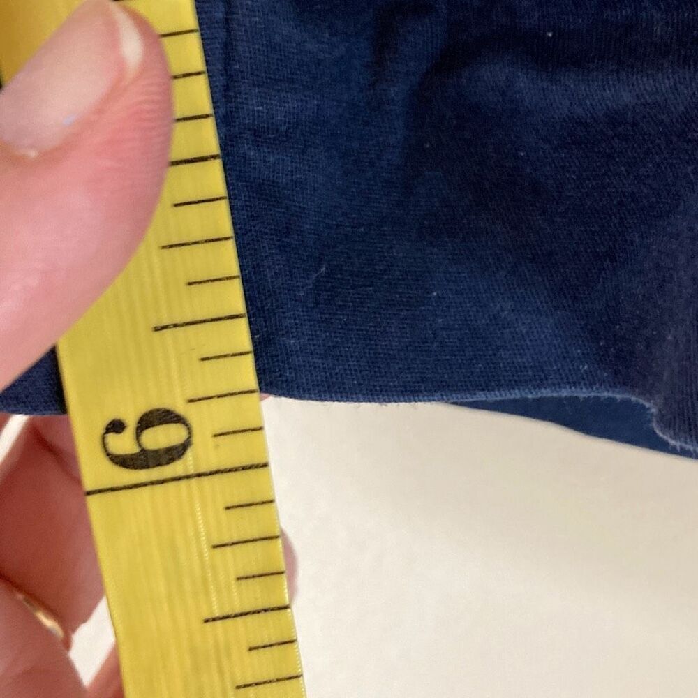 Natural Reflections Navy Blue Chino Shorts Womens Size‎ 12 Stretch Cotton Casual - Picture 10 of 10